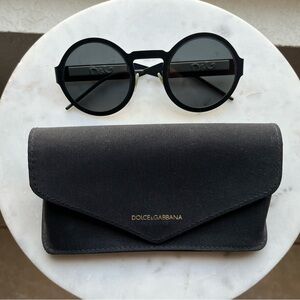 Dolce & Gabbana DG2234 Matte Black Sunglasses with Case